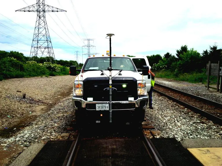 rail right of way mapping with LIDAR and 360 cameras
