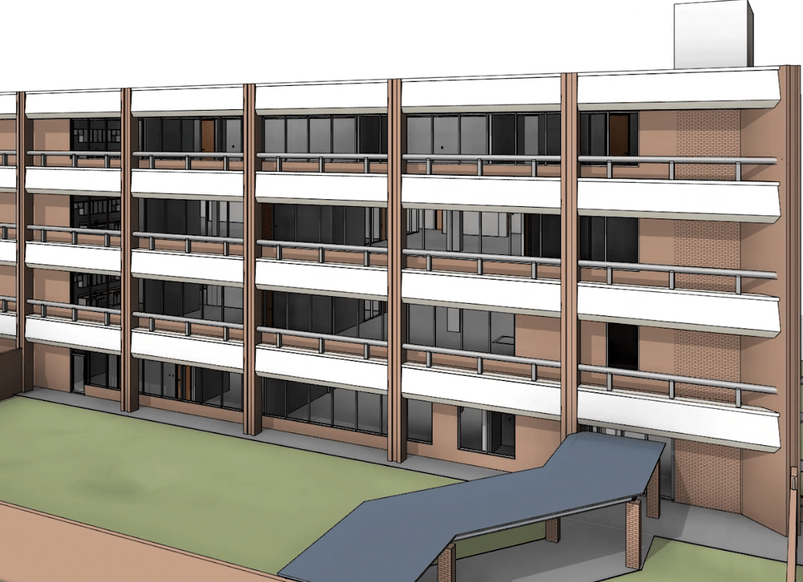 Building As-built laser scan