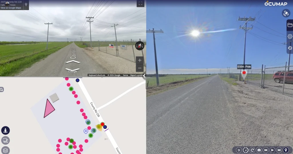Street-level imagery of electric utility distribution infrastructure